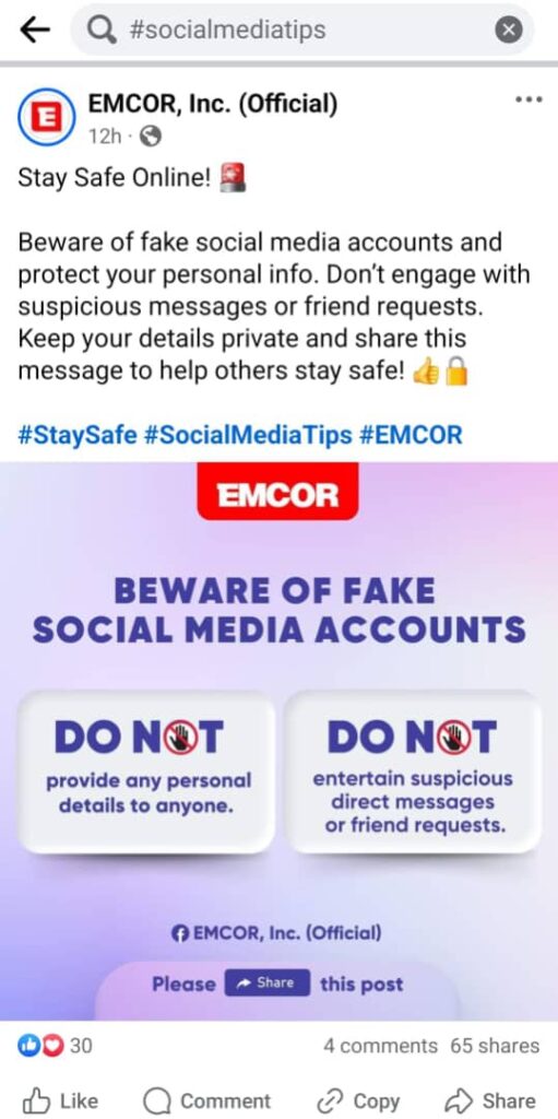 Facebook Hashtag Research